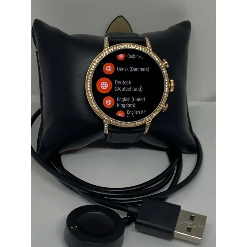 Fossil Gen 4 Authentic Digital Dial Smart Watch Custom Band FTW6015 QT771